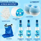 Bath Set With Ocean Bliss Scent - Home Spa Gift Basket - Mother s Day