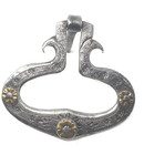 Lovely  Rare 17-18th Century Wrought Iron And Bronze  North Italian Door Knocker