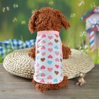 Xs-xl Cotton Pet Clothes Shirt Dog T Shirt Cat Poodle Puppy Yorkie Shirt Vest 