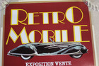 Original Vintage Retro Mobile Poster 1984 Paris Automobile Show  Perfect 
