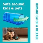 Humane Mouse Trap Reusable   2-pack  - Catch And Release No-kill 2 Pack  Blue