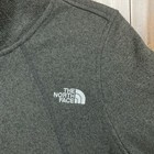 The North Face Maggy Knit Fleece Full Zip Jacket Black Heather Women s Medium