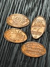 Retired Universal Studios Hollywood Spongebob Copper Elongated Penny Set Of 4