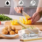 Heavy Duty Pecan And Nut Cracker Tool  Wood Base And Adjustable Handle  Easy Use