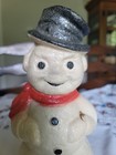 Vintage Paper Mache Kentucky Tavern Christmas Advertising Snowman
