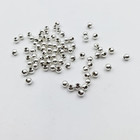 400 Pieces 6mm Silver Iron Metal Spacer Bead Round Loose Beads