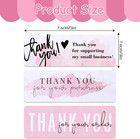 3 Rolls 1 X 3 Inch Thank You Sticker  Thank You Stickers Small Business  Pink De