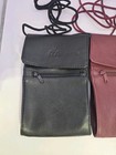 Lot Of 3 Vintage American Airlines Crossbody Passport Id Cards Holder Leather 