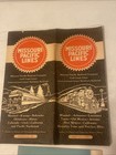 1939 Missouri Pacific Lines Railroad Train Menus And Time Table