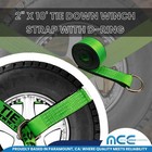 4 Pack 2  X 10  Lasso Strap W  D Ring Auto Tie Down For Tow Truck Wheel Lift