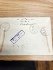 1955 Sweden Registered Cover To Gaza Israel No Service Kfar Aza Inconnu Returned