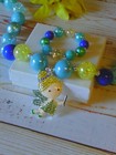 Sweet Fairy Girl   s Or Toddlers Chunky Bubblegum Necklace And Bracelet Set
