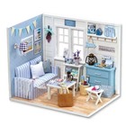 Fresh Sunshine Dollhouse Kit - Miniature Wizardi Roombox Kit F07m51-72-3016