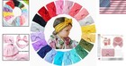 Comfortable 20 Color Elastic Headbands For Baby Girls - Perfect Gift Accessory
