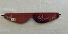 Bret The Hitman Hart Signed Vintage Wwf Wraparound Pink Sun Glasses Wwe W proof