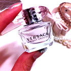 2 Pack-versace Bright Crystal For Women Mini Perfum 0 17 Oz  5ml Each New In Box