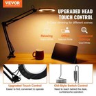 Vevor 4 3 In  Magnifying Glass W  Light   Stand  5x Lamp And Clamp Magnifier