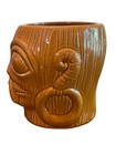 Bora Bora Head Hunter Brown Tiki Mug Dw546 Vintage