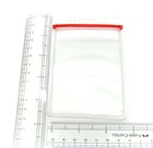10 Vertical Zipper Id Card Holder Sealable Waterproof Plastic Sleeve Badges