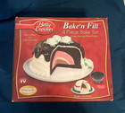 Vtg Betty Crocker Bake  n Fill Flip   Decorate Bake Pan 4 Piece Baking Set W box