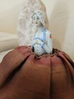 Antique German Pincushion Half Doll With Legs  5 5 In