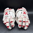 Brine King Lacrosse Gloves Padded Size Large  l  White   Red K5gs15 Warrior
