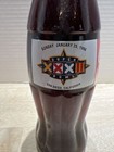Coca-cola 8oz  Green Glass Bottle Superbowl 32 Sunday January 25  1998