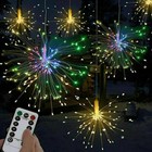 150 Led Firework Fairy String Led Light Dandelion Hanging 8 Modes Remote Party