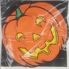Vintage Halloween Napkins Set Of 48 Jack O  Lantern Pumpkin Carlton Cards Nos
