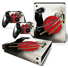 Xbox One X Console Skin Decal Sticker Anime Samurai   2 Controller Custom Design