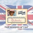 Princess Diana Wales 2022 Autograph Collectible Britain Replica Signature Card