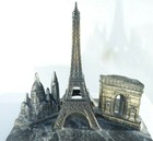 Vintage Souvenir Of Paris Eiffel Tower S c  De Montmarte  Arc De Triomphe 