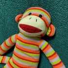 Dan Dee Collectors Choice Sock Monkey Plush Striped 18  Stuffed Animal Toy
