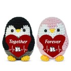 Anniversary Gifts For Couples - Penguin Crochet Figurine For Him   Her