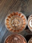 Set Of 4 Vintage Mini Copper Jello Mold  Fruit