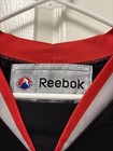 Charlotte Checkers Reebok Hockey Jersey Mens L Black Justin Peters    35 Autograph