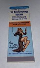 Vintage Matchbook Cover Matchcover Maxoil Manufacturing Tx Girly Pinup