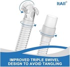 2 Packs Replacement Set For Airfit P10  Hose   Frame   Headhear Included  Comfor