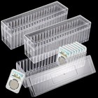 Transparent Pc Coin Storage Box Case 20 Slab Coin Holder For Pcgs Ngc Pccb Pmgab