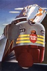 Canadian Pacific Railway Train 1950 Vintage Travel Poster Canada Art Print