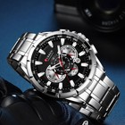 Curren Men Watch With Chronograph Full Steel Wristwatch Male Date Quartz Watches