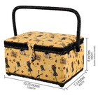 Yellow Vintage Singer Sewing Kit With Accessories