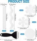 54 Pcs Anti-slip Shower Mat  Safety Shower Stickers With 5 Shapes