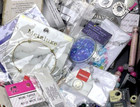 Huge Lot Of Jewelry Making Craft Items  Over 7lbs Beads Pendants Clasps Wire Etc