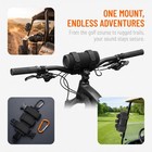 Foaaseea Adjustable Portable Speaker Strap Mount For Golf Cart  Bike  Utv    