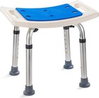 Elegant Bath Bench -  Aluminum Shower Chair For Seniors   Disabled 350lbs