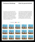 Stamp - Canada - Twenty-five 36   Parliament Buildings Booklet Stamps Bk94