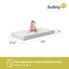 1st Sweet Dreams 5  Crib   Toddler Mattress With Waterproof Cover  Greenguard Go