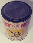 Rare 1950 s Vintage Gray Seal Paint Drops Hard Candy Tin excellent free Shipping