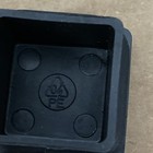 100pc 1  Inch Square Tube Hole Plug Plastic End Cap 1x1 Tubing Glide Tips Insert